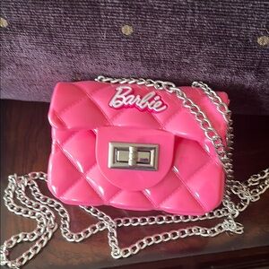 Barbie Pink Quilted Chain Bag